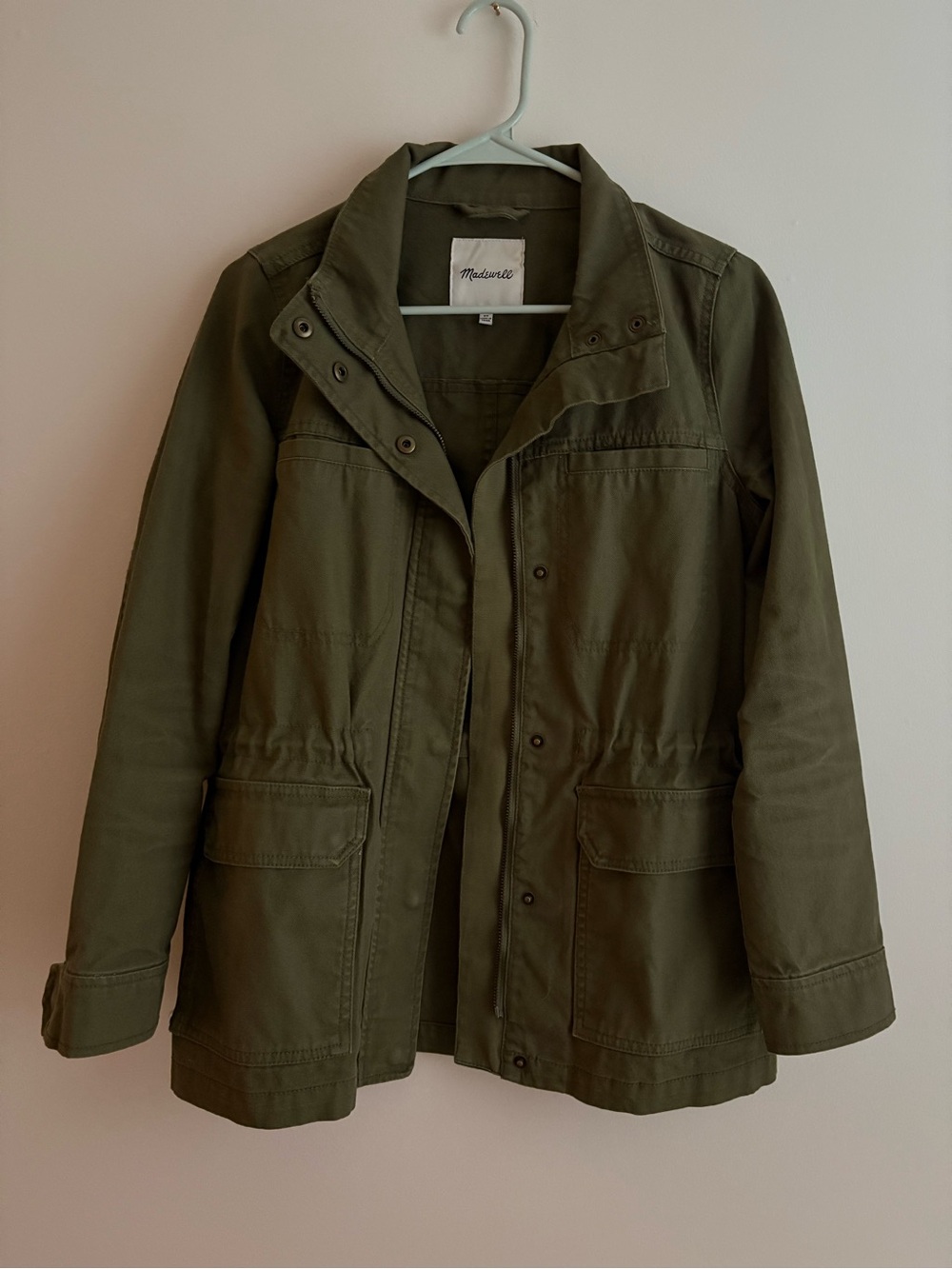 Madewell Women's Olive Utility Chore Jacket, Size XS